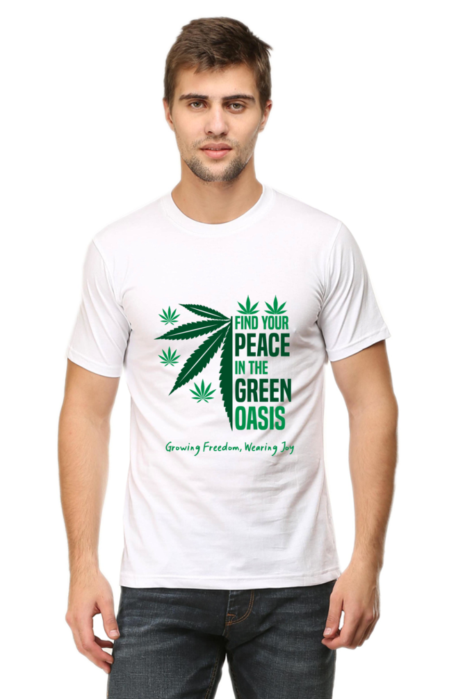 Find Your Peace in the Green Oasis T-Shirt