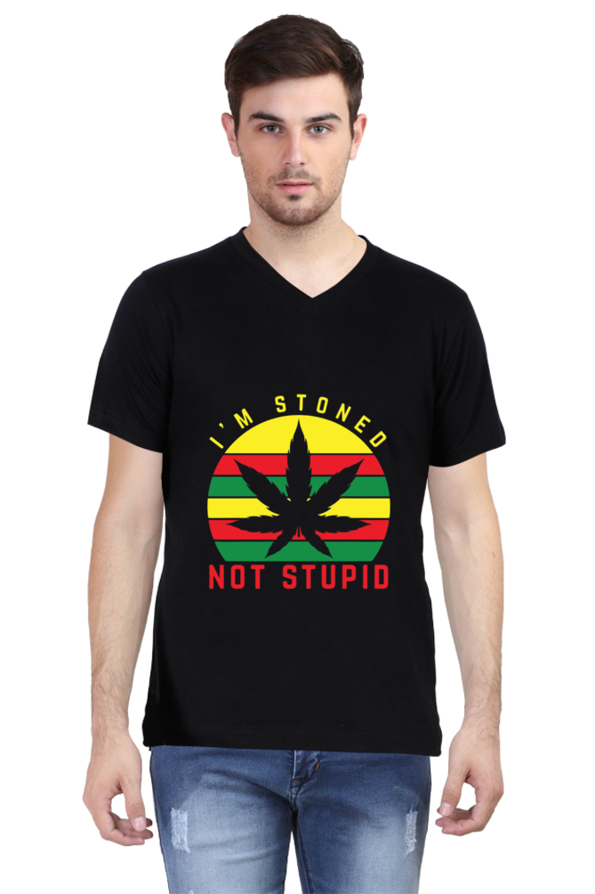 I’m Stoned, Not Stupid Printed T-Shirt