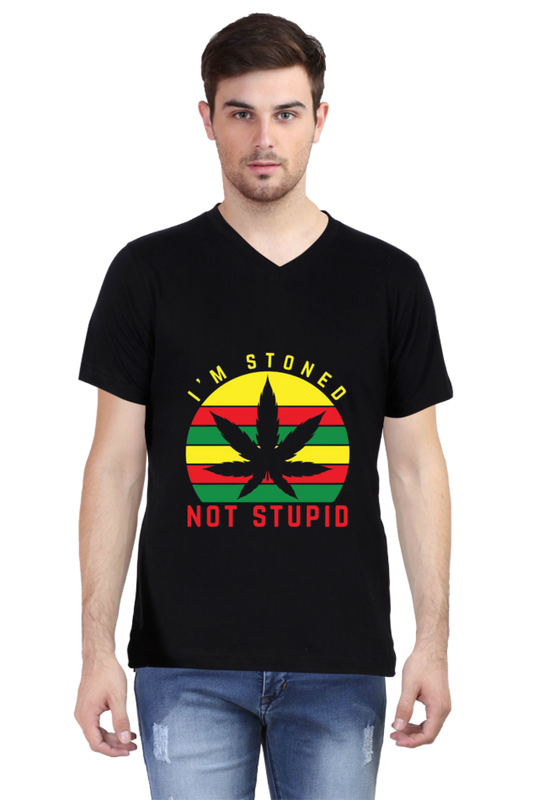 I’m Stoned, Not Stupid Printed T-Shirt