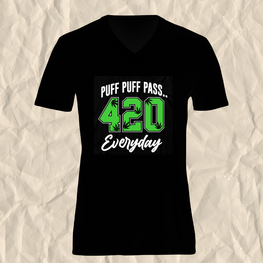 Puff Puff Pass 420 Everyday T-Shirt