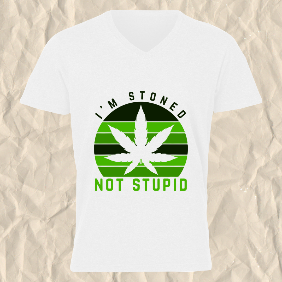 I’m Stoned, Not Stupid Printed T-Shirt