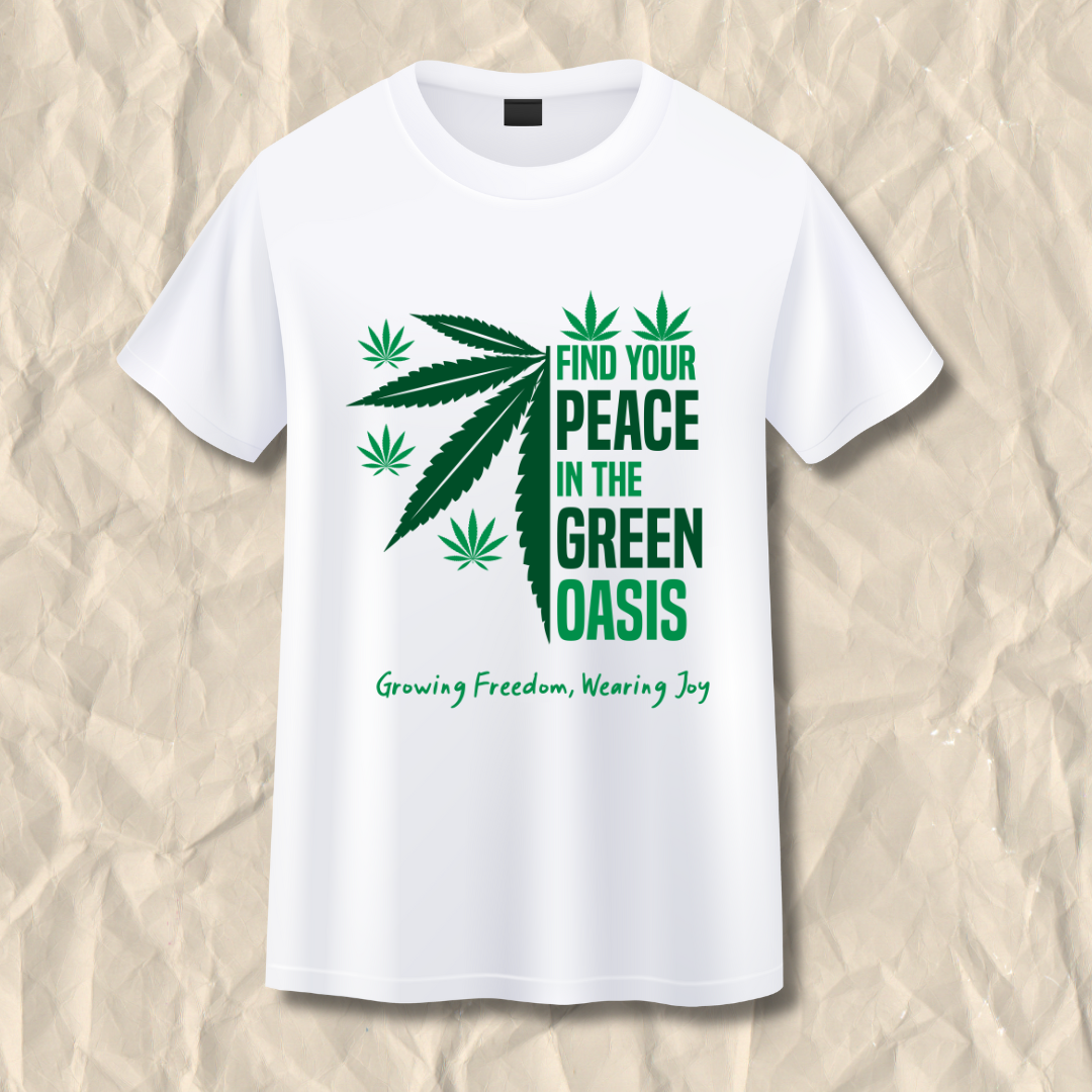 Find Your Peace in the Green Oasis T-Shirt