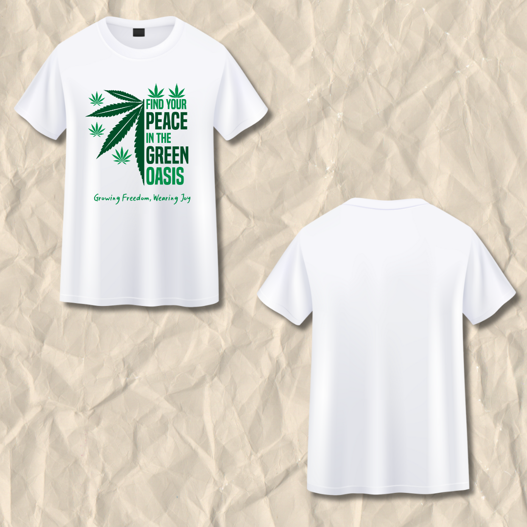 Find Your Peace in the Green Oasis T-Shirt